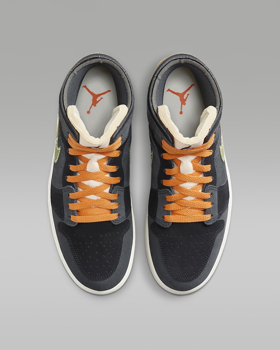 NIKE公式】エア ジョーダン 1 MID SE クラフト メンズシューズ.オンラインストア (通販サイト)